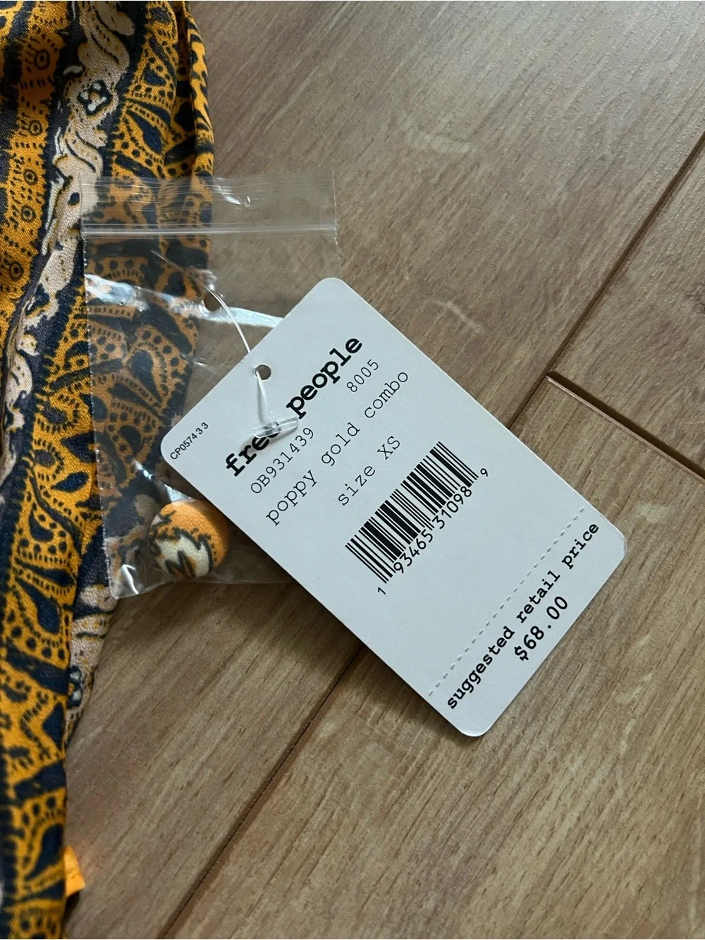 [NEW W/ TAGS] Free People Sofia Handkerchief Top
